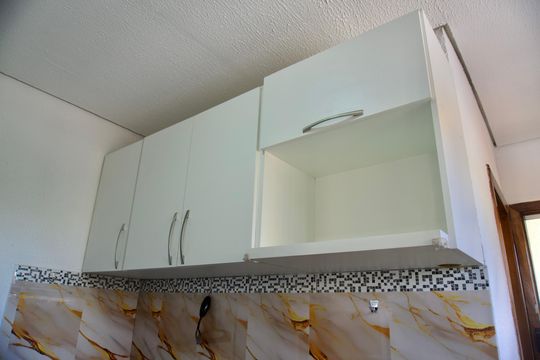 Cozinha - Armários de kitnet/studio para alugar com 1 quarto, 30m² em João Pinheiro, Belo Horizonte