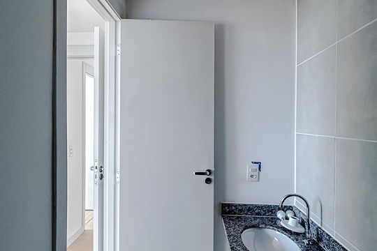 Banheiro da Suíte de apartamento para alugar com 2 quartos, 45m² em Tatuapé, São Paulo