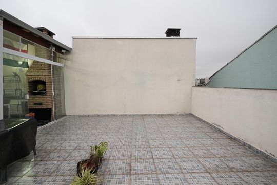 Cobertura de casa para alugar com 2 quartos, 112m² em Vila Scarpelli, Santo André