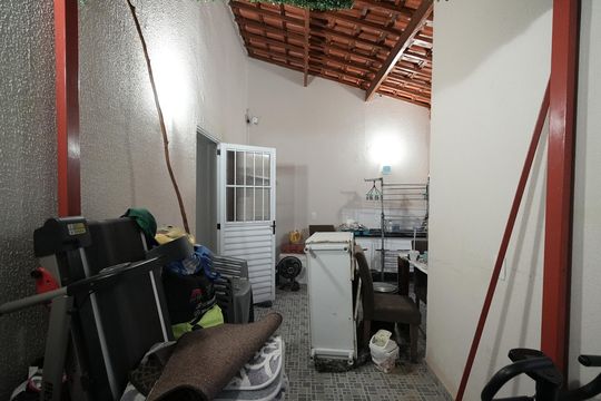 Área de Serviço de casa para alugar com 2 quartos, 112m² em Vila Scarpelli, Santo André