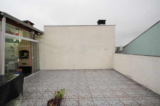 Cobertura de casa para alugar com 2 quartos, 112m² em Vila Scarpelli, Santo André