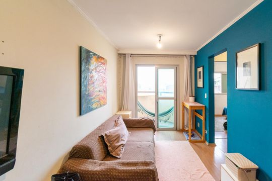 Sala  de apartamento para alugar com 2 quartos, 54m² em Vila Santa Catarina, São Paulo