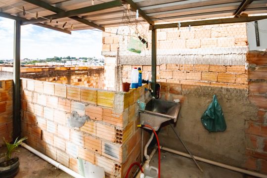 Área de serviço de casa à venda com 3 quartos, 80m² em Trevo, Belo Horizonte