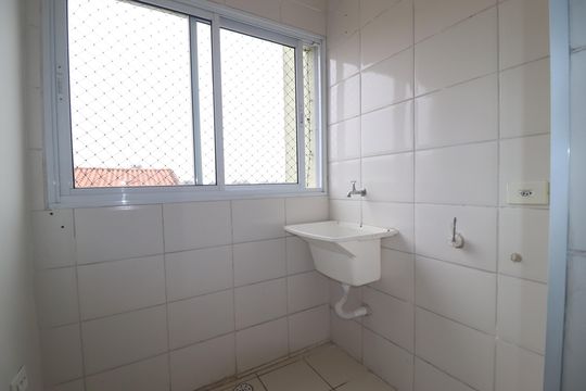 Área de Serviço de apartamento à venda com 2 quartos, 63m² em Vila Pires, Santo André