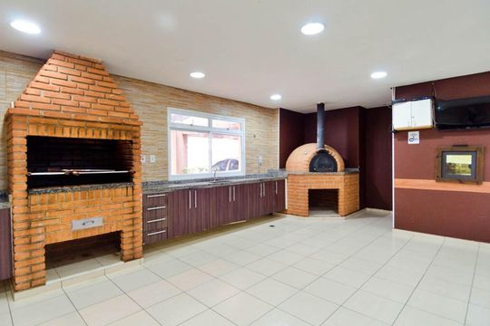 Área comum - Churrasqueira de apartamento à venda com 2 quartos, 50m² em Parque Erasmo Assunção, Santo André