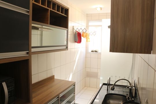 Cozinha de apartamento para alugar com 2 quartos, 45m² em Vila Catia, Nova Iguaçu