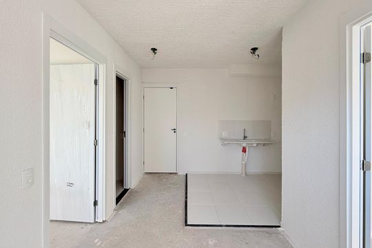 Sala de apartamento para alugar com 2 quartos, 30m² em Jardim Caravelas, São Paulo