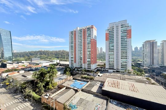 Vista de apartamento para alugar com 2 quartos, 30m² em Jardim Caravelas, São Paulo