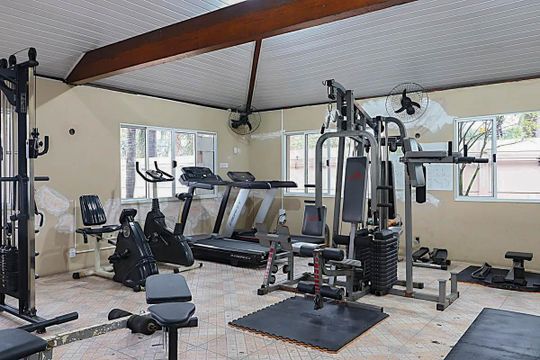 Área comum - Academia de casa de condomínio para alugar com 3 quartos, 74m² em Humaitá, Porto Alegre