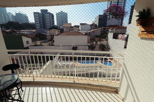 Varanda da Sala de apartamento para alugar com 2 quartos, 57m² em Ipiranga, São Paulo