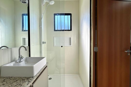 Banheiro de casa para alugar com 1 quarto, 15m² em Córrego Grande, Florianópolis