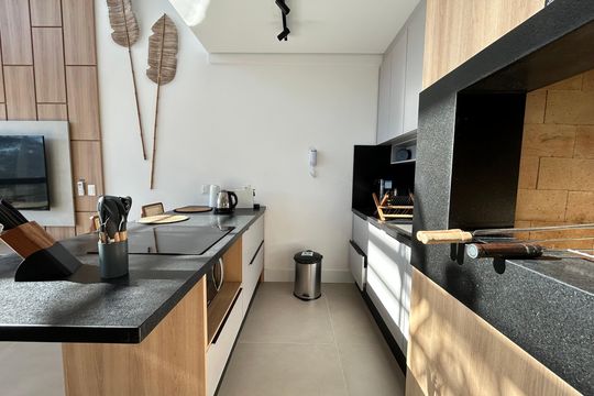 Cozinha  de apartamento para alugar com 1 quarto, 57m² em Barra da Lagoa, Florianópolis
