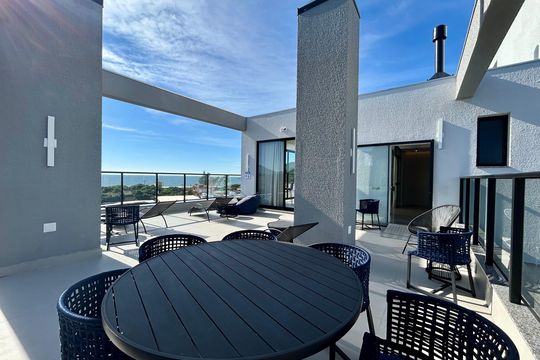 Área comum de apartamento para alugar com 1 quarto, 57m² em Barra da Lagoa, Florianópolis