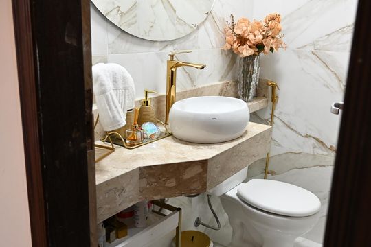 Lavabo de apartamento à venda com 4 quartos, 220m² em Recanto Quarto Centenario, Jundiaí