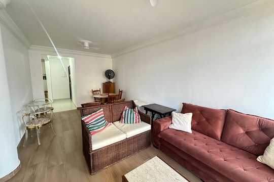 Sala de apartamento para alugar com 2 quartos, 110m² em Itararé, São Vicente
