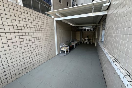Varanda de apartamento para alugar com 2 quartos, 110m² em Itararé, São Vicente