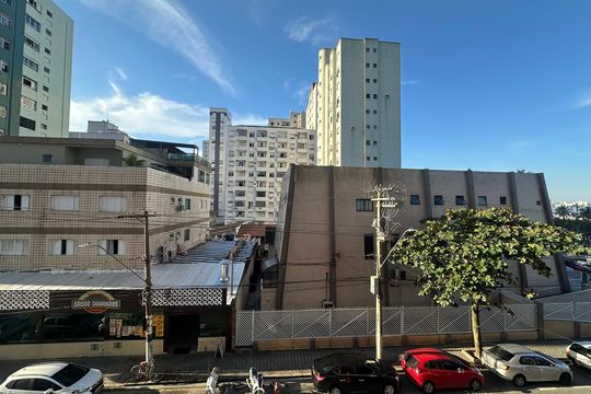 Vista Quarto 1 de apartamento para alugar com 2 quartos, 110m² em Itararé, São Vicente