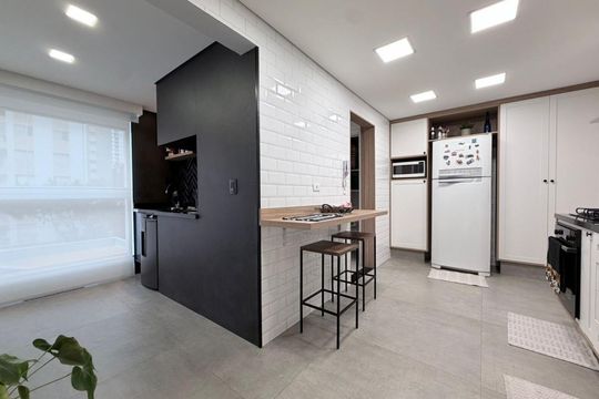Sala de apartamento à venda com 3 quartos, 112m² em Santo Antônio, São Caetano do Sul
