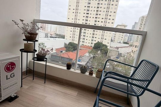 Varanda de apartamento à venda com 3 quartos, 112m² em Santo Antônio, São Caetano do Sul