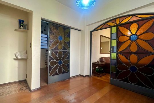 Sala de jantar  de apartamento à venda com 3 quartos, 110m² em Lourdes, Belo Horizonte