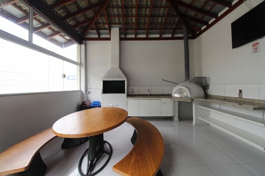 Área comum - Churrasqueira de apartamento para alugar com 2 quartos, 56m² em Jardim Satélite, São José dos Campos