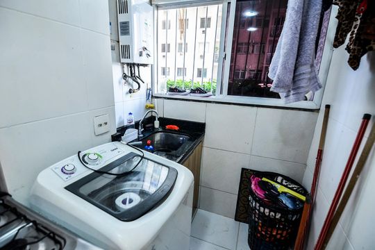 Área de Serviço de apartamento à venda com 2 quartos, 46m² em Imperial de São Cristóvão, Rio de Janeiro