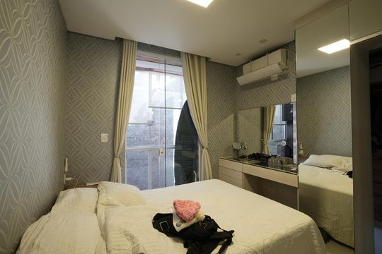 Suíte de apartamento à venda com 2 quartos, 184m² em Jardim, Santo André