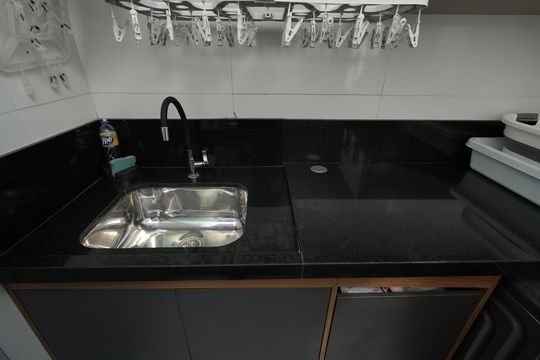 Área de Serviço de apartamento à venda com 2 quartos, 184m² em Jardim, Santo André