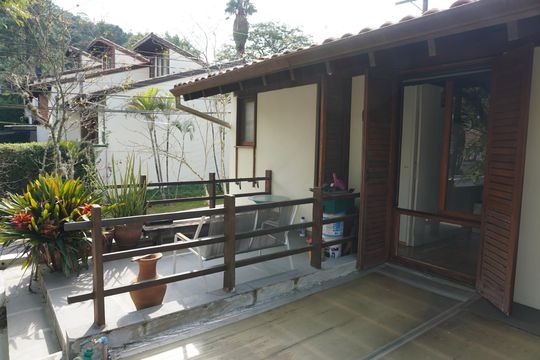 Área Externa de casa de condomínio à venda com 3 quartos, 180m² em Centro de Apoio I (alphaville), Santana de Parnaíba