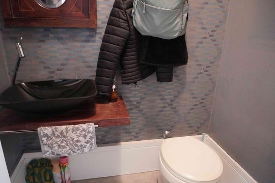 Lavabo de casa de condomínio à venda com 3 quartos, 180m² em Centro de Apoio I (alphaville), Santana de Parnaíba
