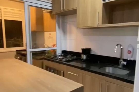 Cozinha de apartamento para alugar com 2 quartos, 47m² em Jardim Marilu, Cotia