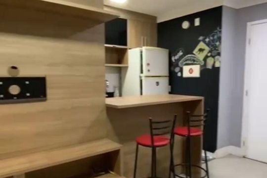 Cozinha de apartamento para alugar com 2 quartos, 47m² em Jardim Marilu, Cotia