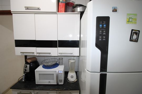 Cozinha de apartamento à venda com 2 quartos, 65m² em Vila Taquari, São Paulo