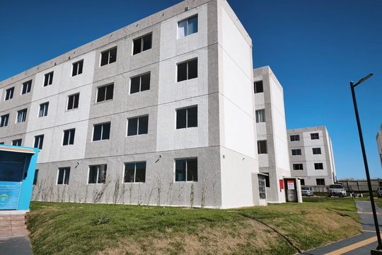Fachada de apartamento para alugar com 2 quartos, 42m² em Residencial Vale dos Sonhos, Goiânia