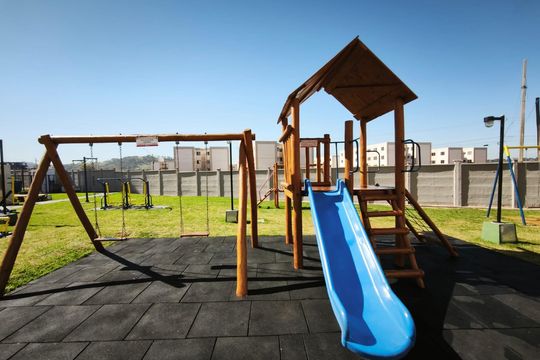 Área externa de apartamento para alugar com 2 quartos, 42m² em Residencial Vale dos Sonhos, Goiânia