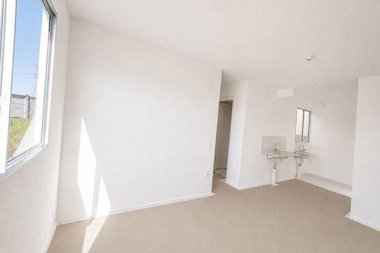 Cozinha de apartamento para alugar com 2 quartos, 42m² em Residencial Vale dos Sonhos, Goiânia