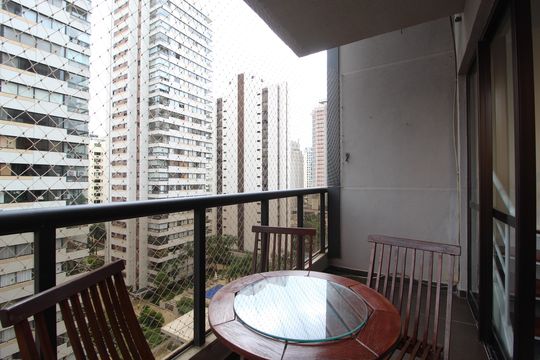 Varanda de apartamento para alugar com 2 quartos, 78m² em Indianópolis, São Paulo
