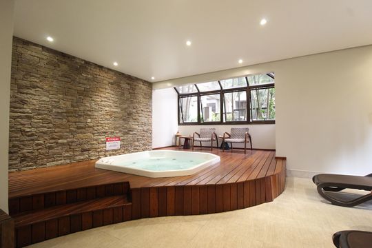 Área Comum - Spa de apartamento para alugar com 2 quartos, 78m² em Indianópolis, São Paulo