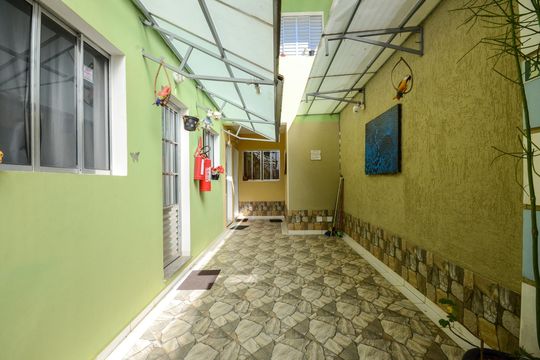 Corredor externo de kitnet/studio para alugar com 1 quarto, 44m² em Vila Boacava, São Paulo
