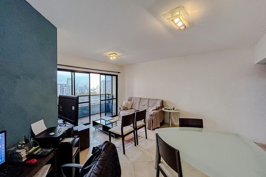 Sala de apartamento para alugar com 3 quartos, 93m² em Vila Azevedo, São Paulo