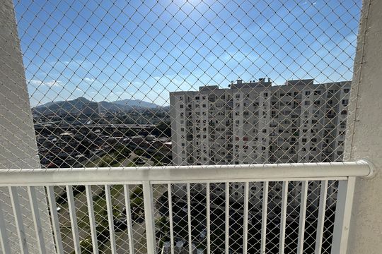 Varanda da Sala de apartamento à venda com 2 quartos, 60m² em Cachambi, Rio de Janeiro