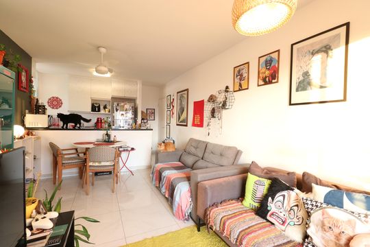 Sala de apartamento à venda com 3 quartos, 70m² em Lapa, São Paulo