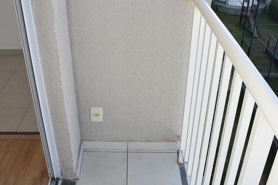 sala varanda de apartamento à venda com 2 quartos, 46m² em Vila Joana, Jundiaí