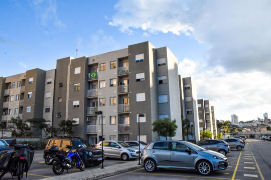 fachada do predios de apartamento à venda com 2 quartos, 46m² em Vila Joana, Jundiaí