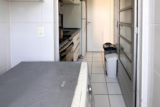 Área de Serviço de apartamento para alugar com 2 quartos, 45m² em Planalto, São Bernardo do Campo