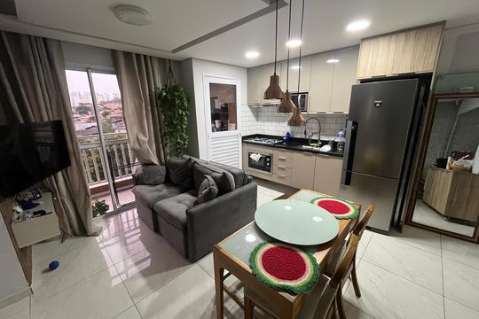 Sala de apartamento para alugar com 2 quartos, 44m² em Jardim Umarizal, São Paulo