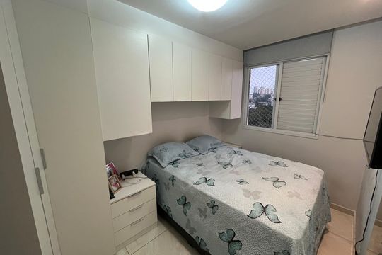 Quarto 1 de apartamento para alugar com 2 quartos, 44m² em Jardim Umarizal, São Paulo