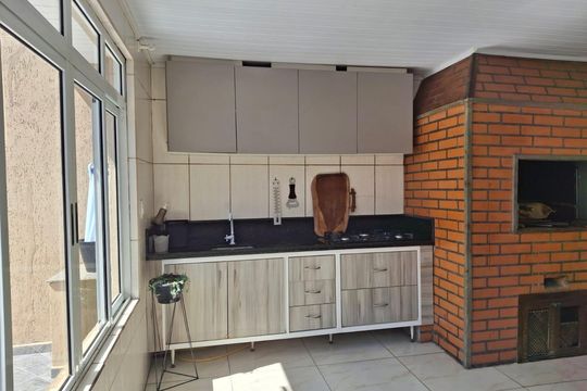 Área comum - Churrasqueira de casa à venda com 4 quartos, 212m² em Portão, Curitiba