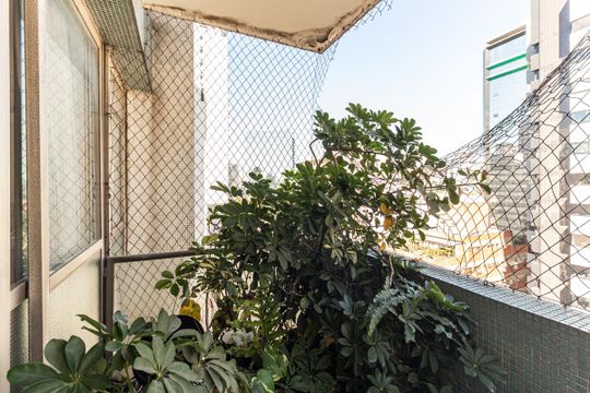 Varanda da Sala de apartamento à venda com 4 quartos, 204m² em Consolação, São Paulo