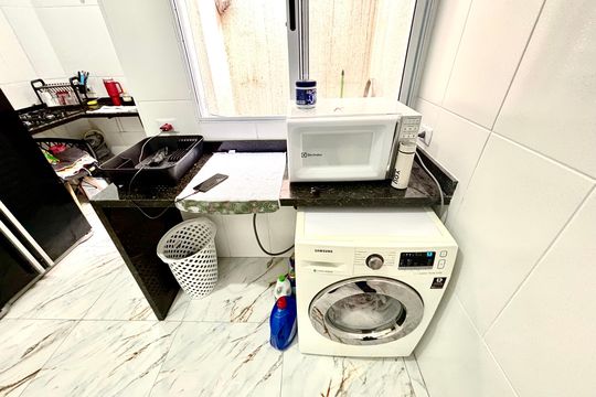 Área de Serviço de casa de condomínio para alugar com 2 quartos, 64m² em Jardim Popular, São Paulo